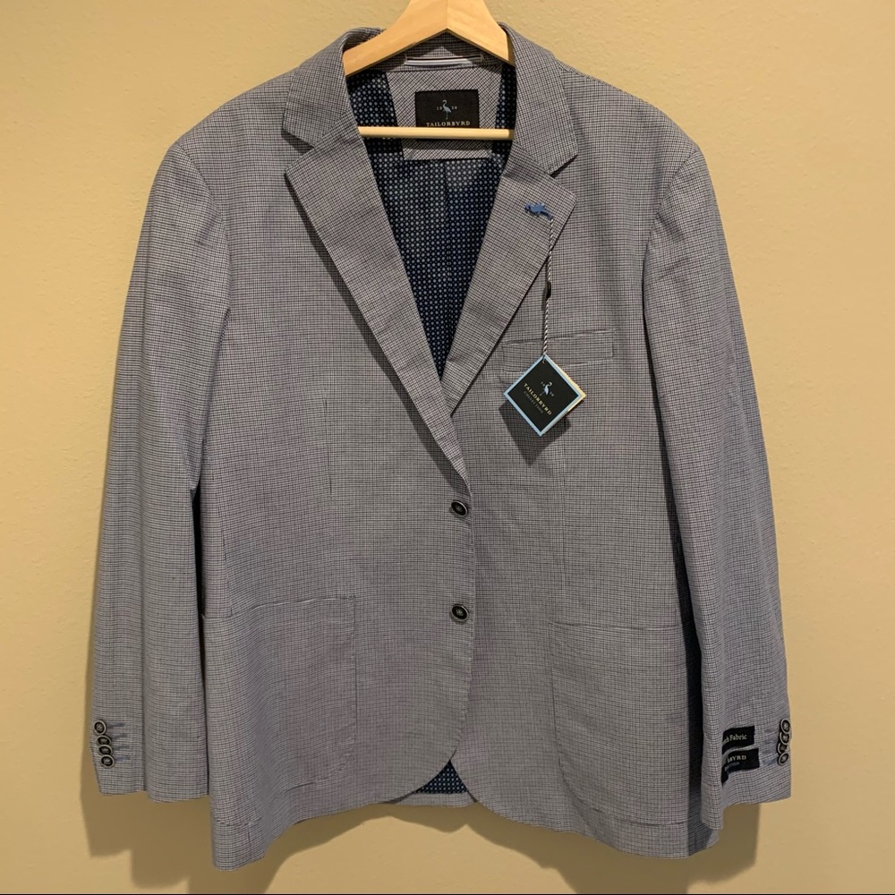 Taylorbyrd 2 button patterned print blazer